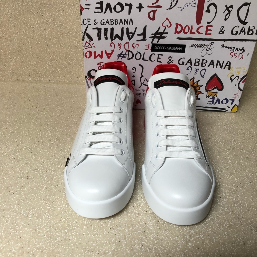 Dolce & Gabbana Script Logo Sneaker 40.5 / 10.5 - Picture 5 of 8